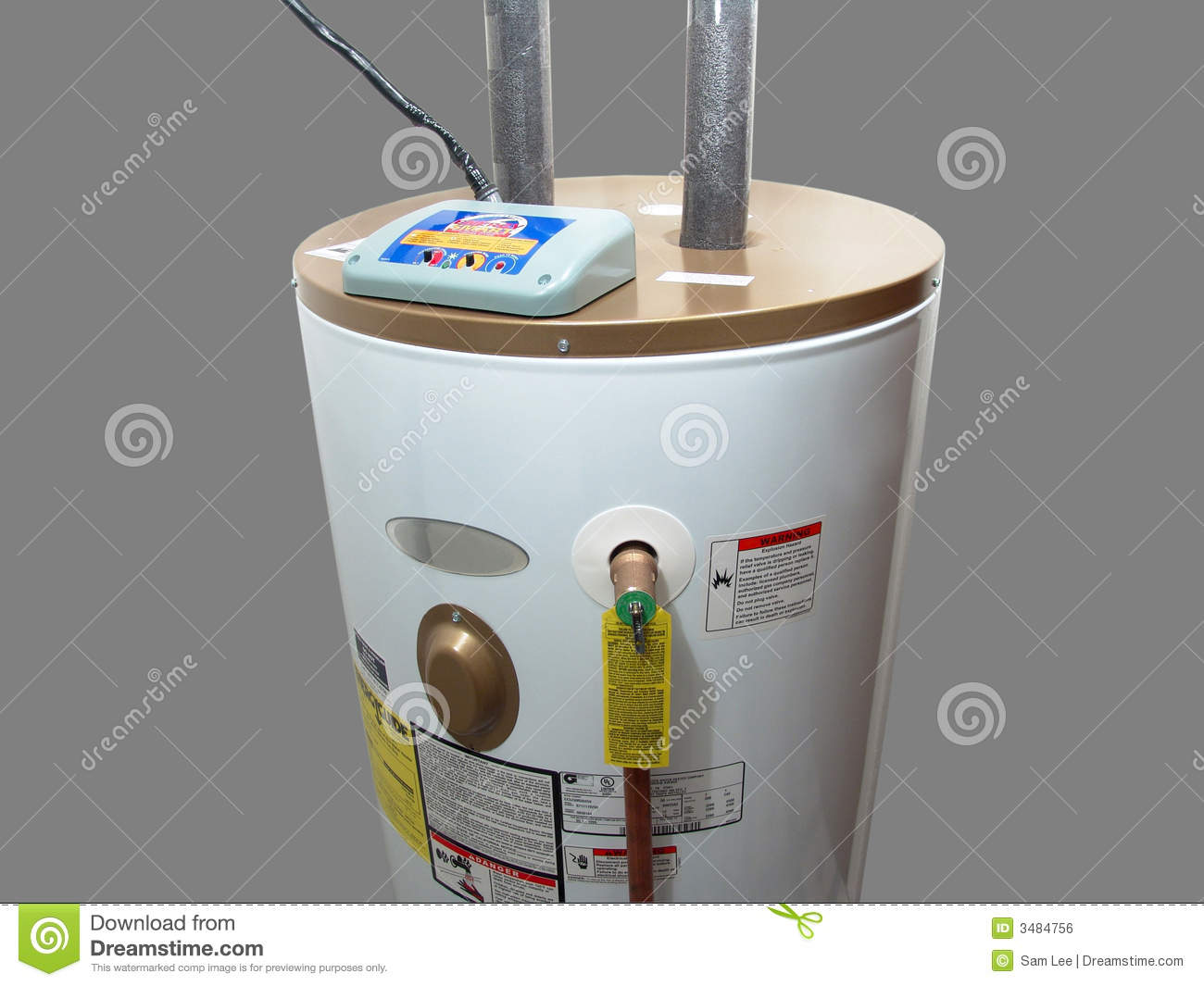 Electric Water Heater Royalty Free Stock Image   Image  3484756