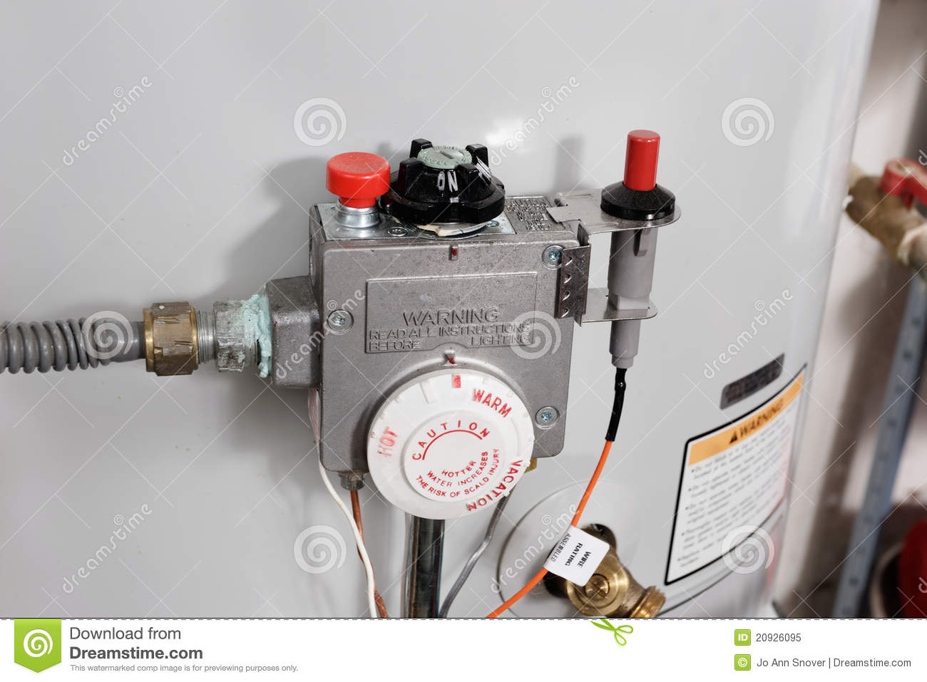 Water Heater Controls Royalty Free Stock Photo   Image  20926095