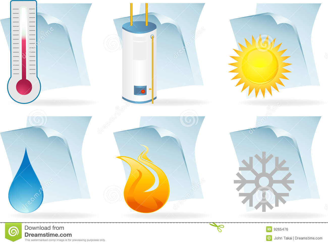 Water Heater Document Icons Royalty Free Stock Image   Image  9265476