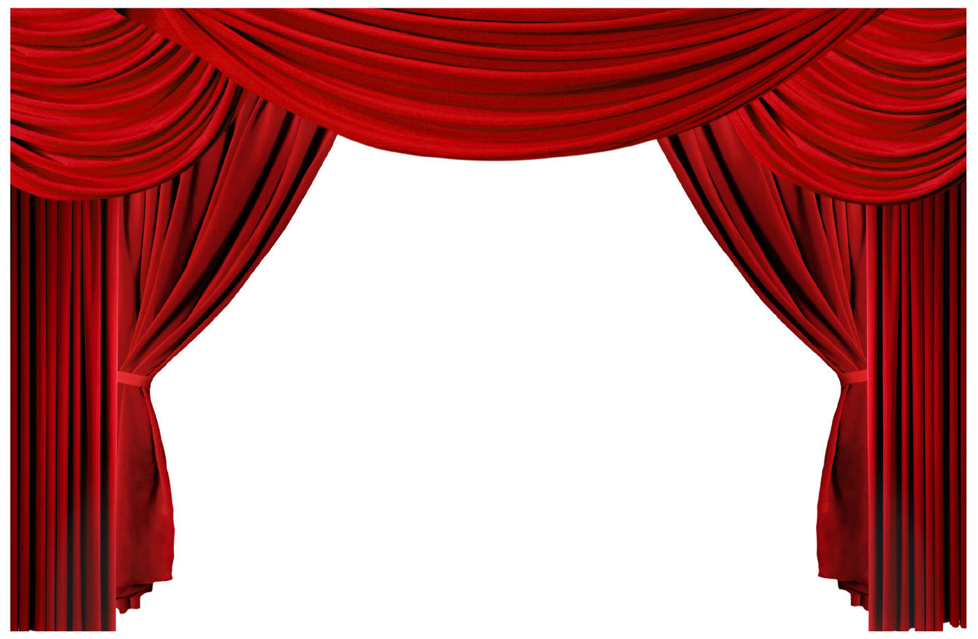 11054 Red Curtain Curtain