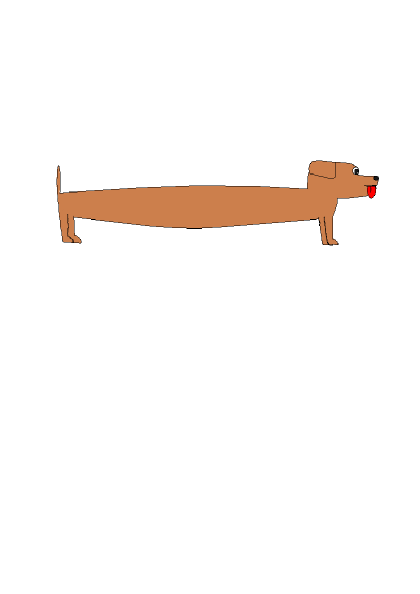 Long Sausage Dog Clip Art At Clker Com   Vector Clip Art Online