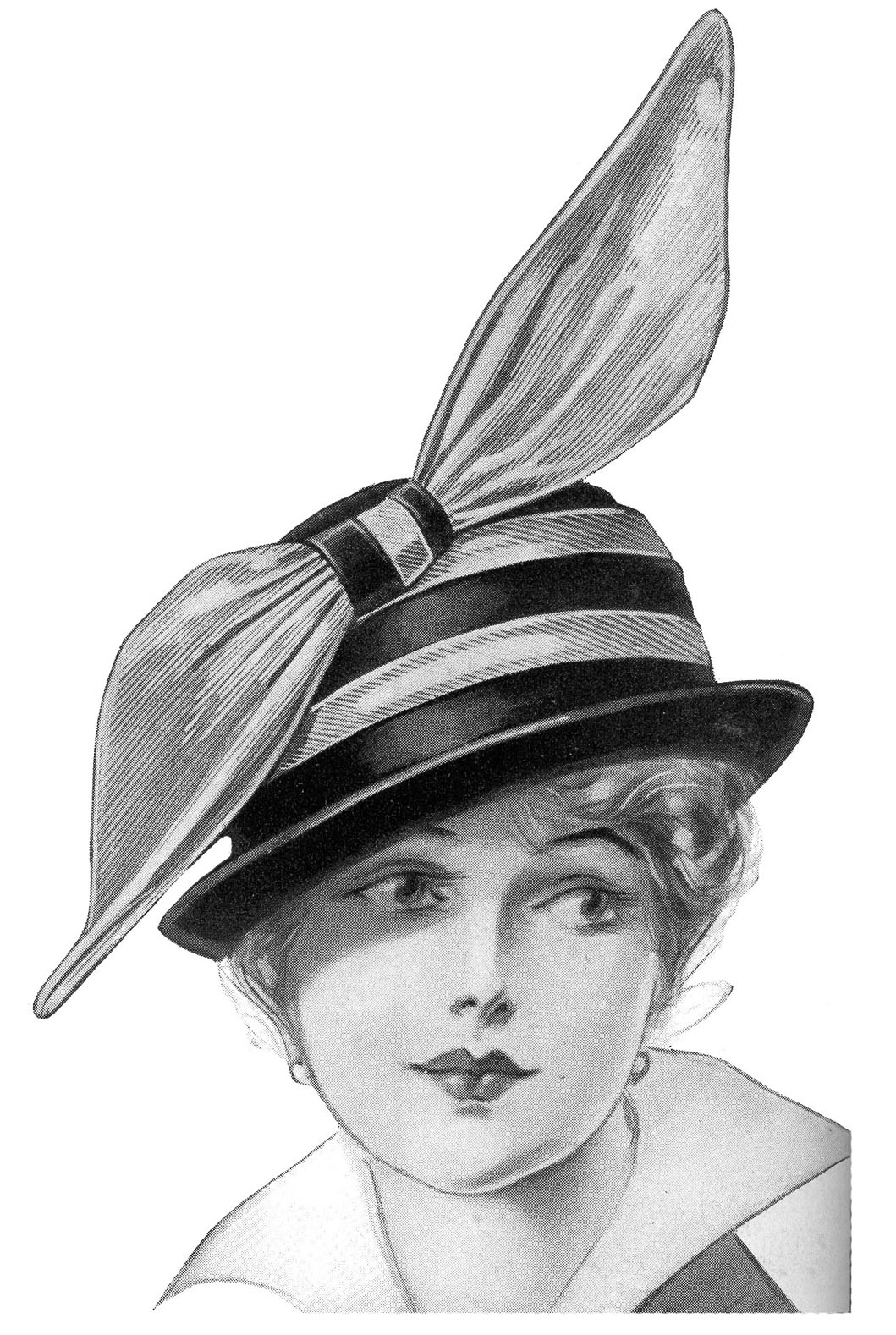 Ladies Hats From An Edwardian Fashion Catalog   The Two On The Top