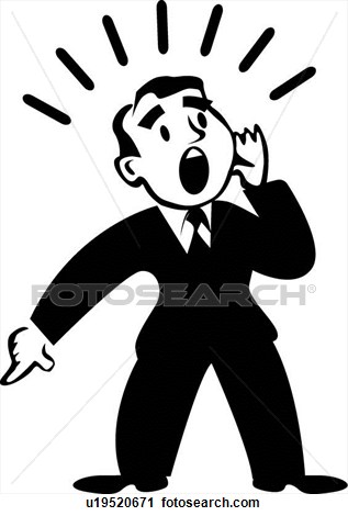 Image Person Shouting Clipart