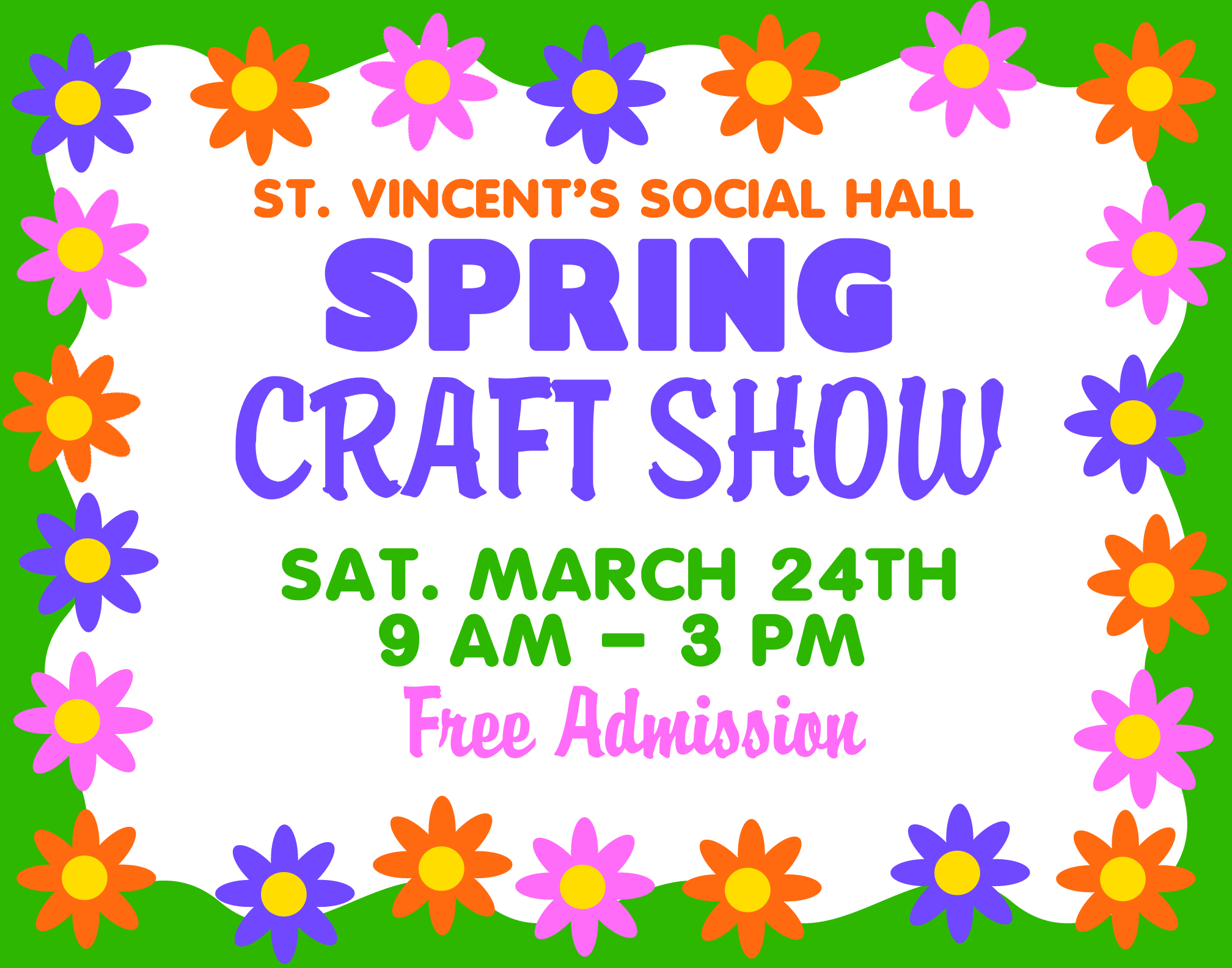 Make A Craft Show Poster   Sring Event Poster Ideas