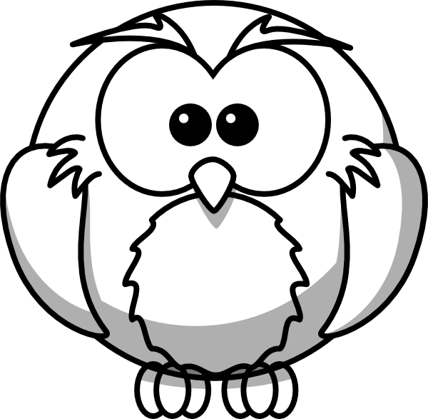 Owl Outline Clip Art At Clker Com   Vector Clip Art Online Royalty
