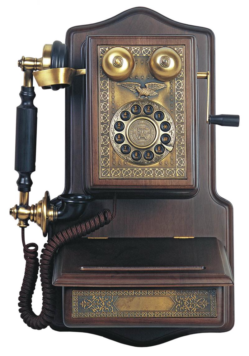 1907 Wooden Wall Telephone Antique Wall Telephones Wooden