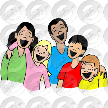 Picture For Classroom   Therapy Use   Great Friends Laughing Clipart