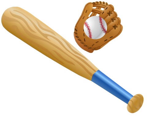 Picture Of Baseball Bat And Ball   Cliparts Co