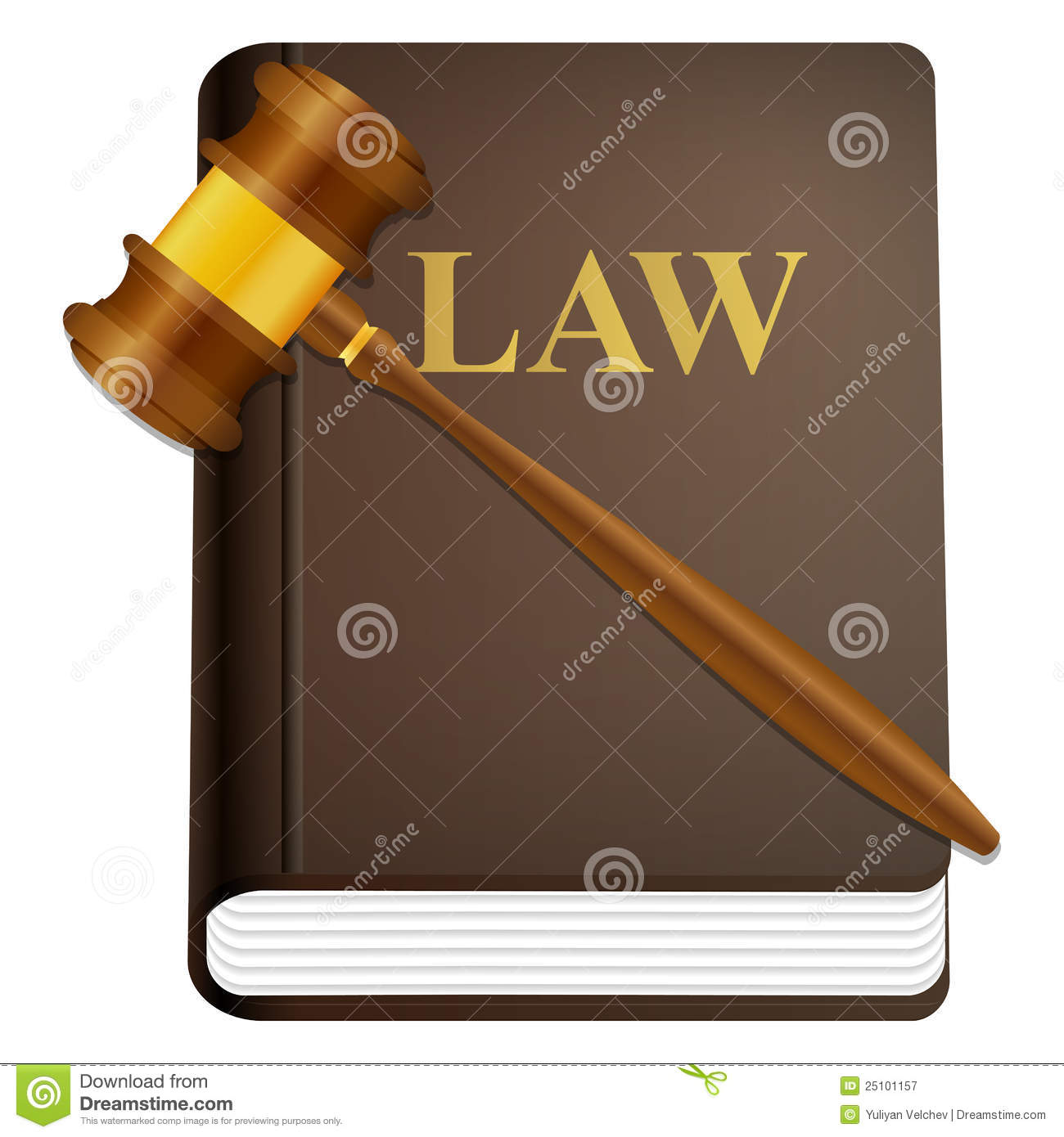 Law Book And Gavel Royalty Free Stock Photography   Image  25101157