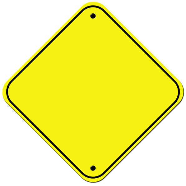 Blank Road Sign Clip Art