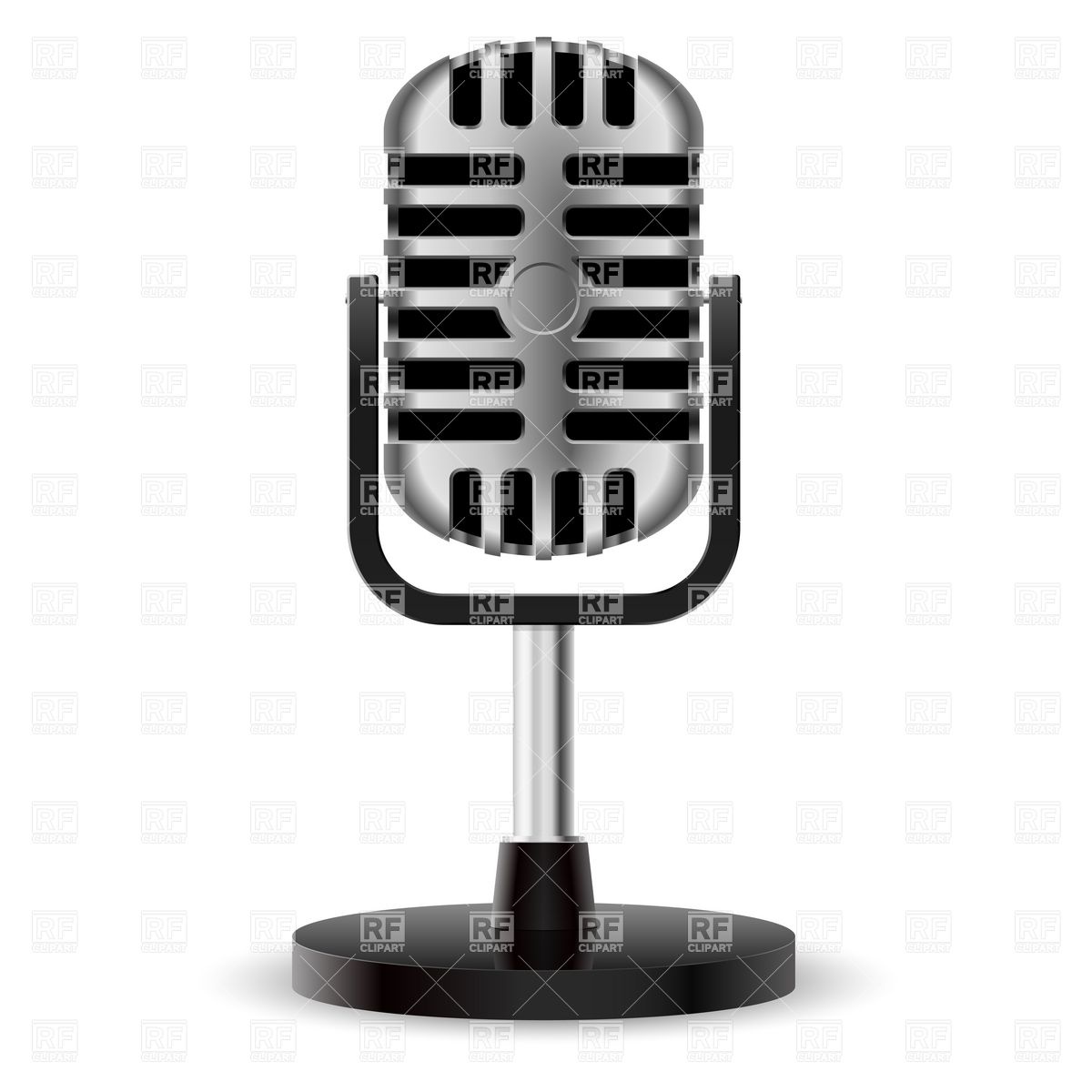 Microphone 8149 Objects Download Royalty Free Vector Clipart  Eps