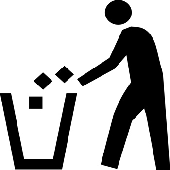 Cc0714 Waste Trash Disposal Sign Symbol Stencils   Flickr   Photo