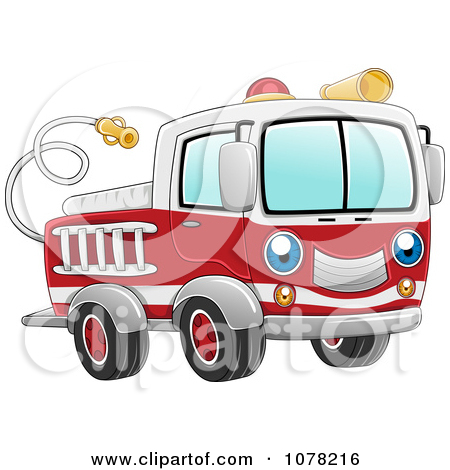 Royalty Free  Rf  Clipart Of Fire Trucks Illustrations Vector