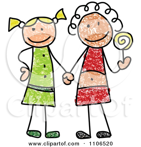 Friends Holding Hands Drawing   Clipart Panda   Free Clipart Images