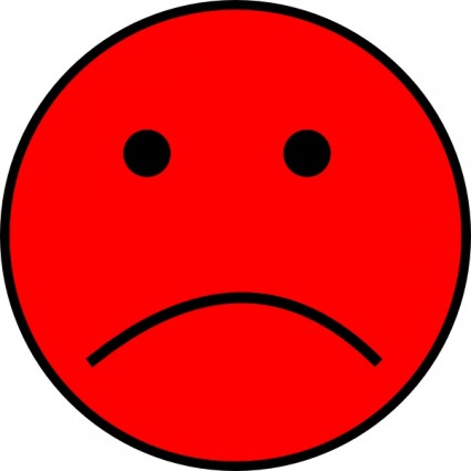 Red Frowny Face Clip Art   Free Cliparts That You Can Download To