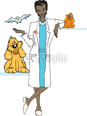Job Series   Veterinary   Clipart Stock Image And Royalty Free