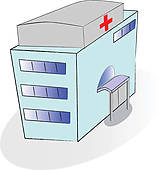 Medical Building Illustrations And Clipart  584 Medical Building