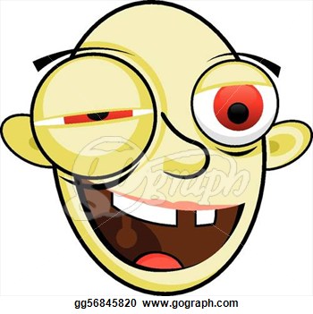Stock Illustrations   A Crazy Man  Stock Clipart Gg56845820