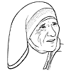Two Hearts Design   Clipart   Mother Teresa