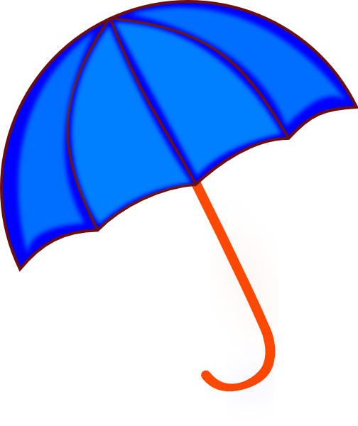 Blue Umbrella Clip Art At Clker Com   Vector Clip Art Online Royalty