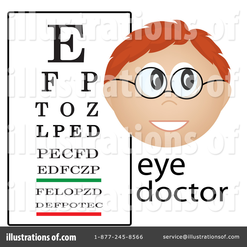 Eye Chart Clipart Illustration By Pams Clipart   Stock Sample  84839