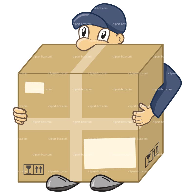 Package Delivery Clipart Clipart Delivery Man