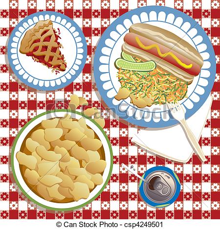 Picnic    Csp4249501   Search Clipart Illustration Drawings And Eps