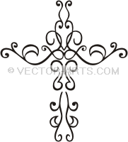 Decorative Cross Clip Art