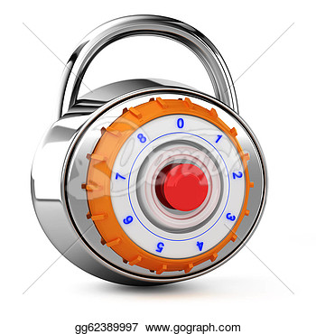 Drawing   Combination Lock  Clipart Drawing Gg62389997