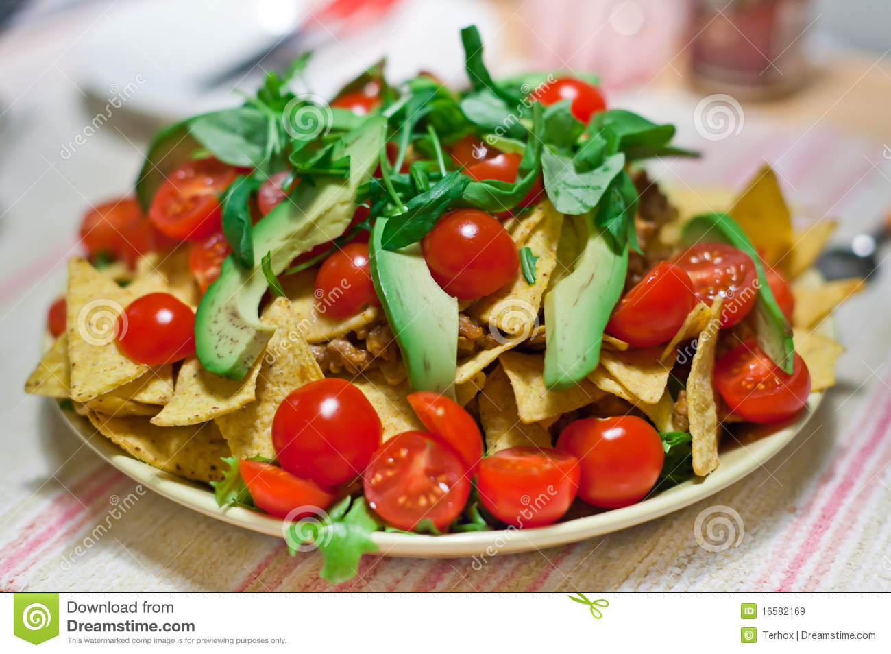 Overfilled Plate Of Food Royalty Free Stock Images   Image  16582169