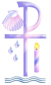 Two Hearts Design   Sacrament Of Baptism Clipart