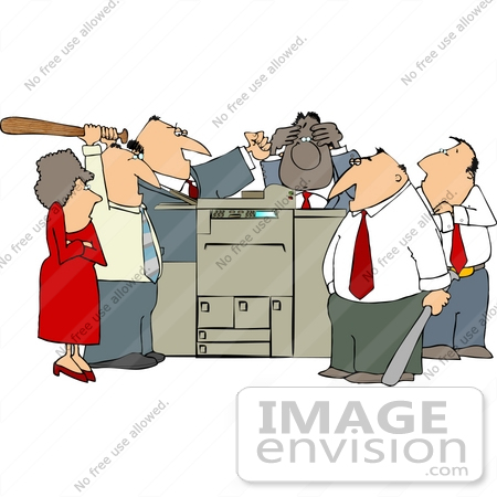 Frustrated Employee Clipart