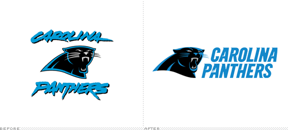 Carolina Panthers Logo Before And After
