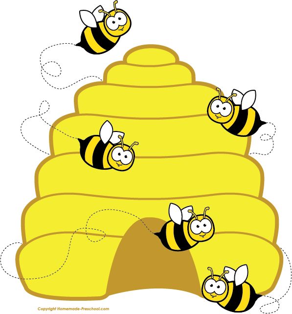 Clipart Bee Clipart Beehive Bees   Carmen S Class   Pinterest   Bees