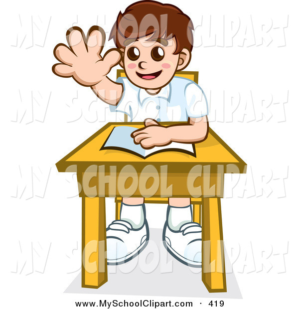 Boy Desk Clipart Clip Art