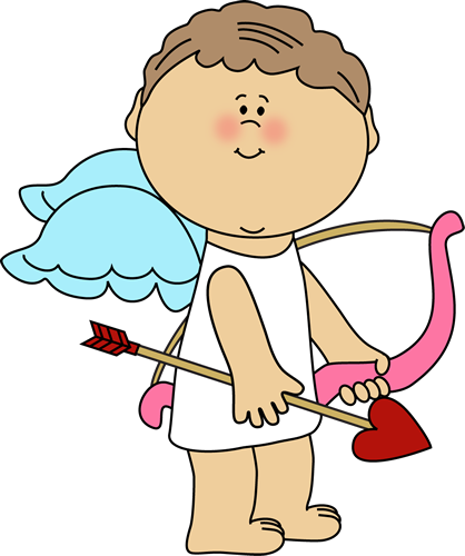Cute Valentine S Day Cupid   Cute Valentine S Day Cupid Standing And