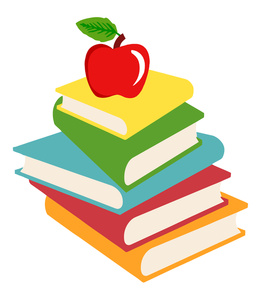 Library Books And Apple Clipart   Cliparthut   Free Clipart