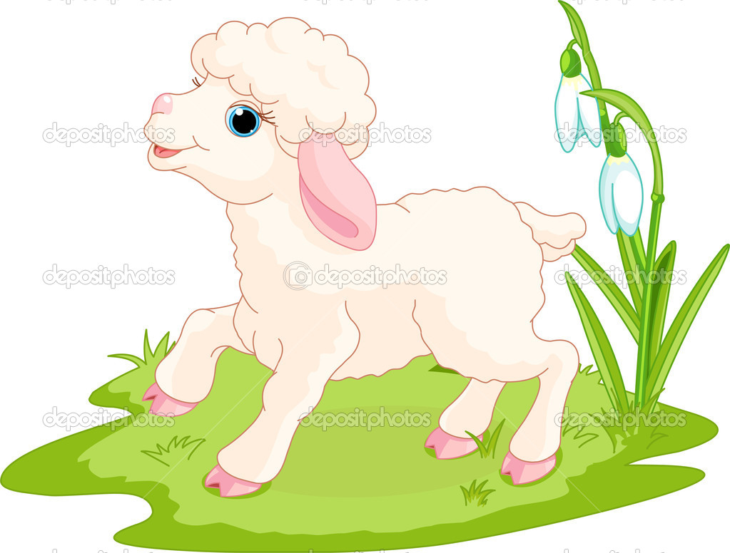Easter Lamb Clipart Easter Lamb   Stock