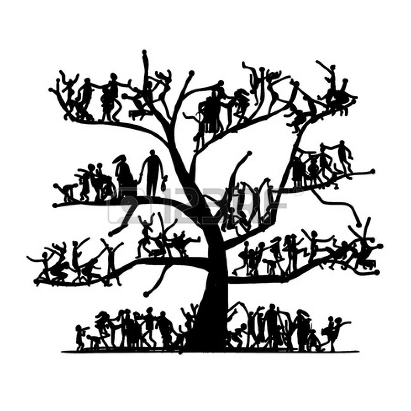 Family Tree Clipart Black And White Family Tree Clipartfamily Tree