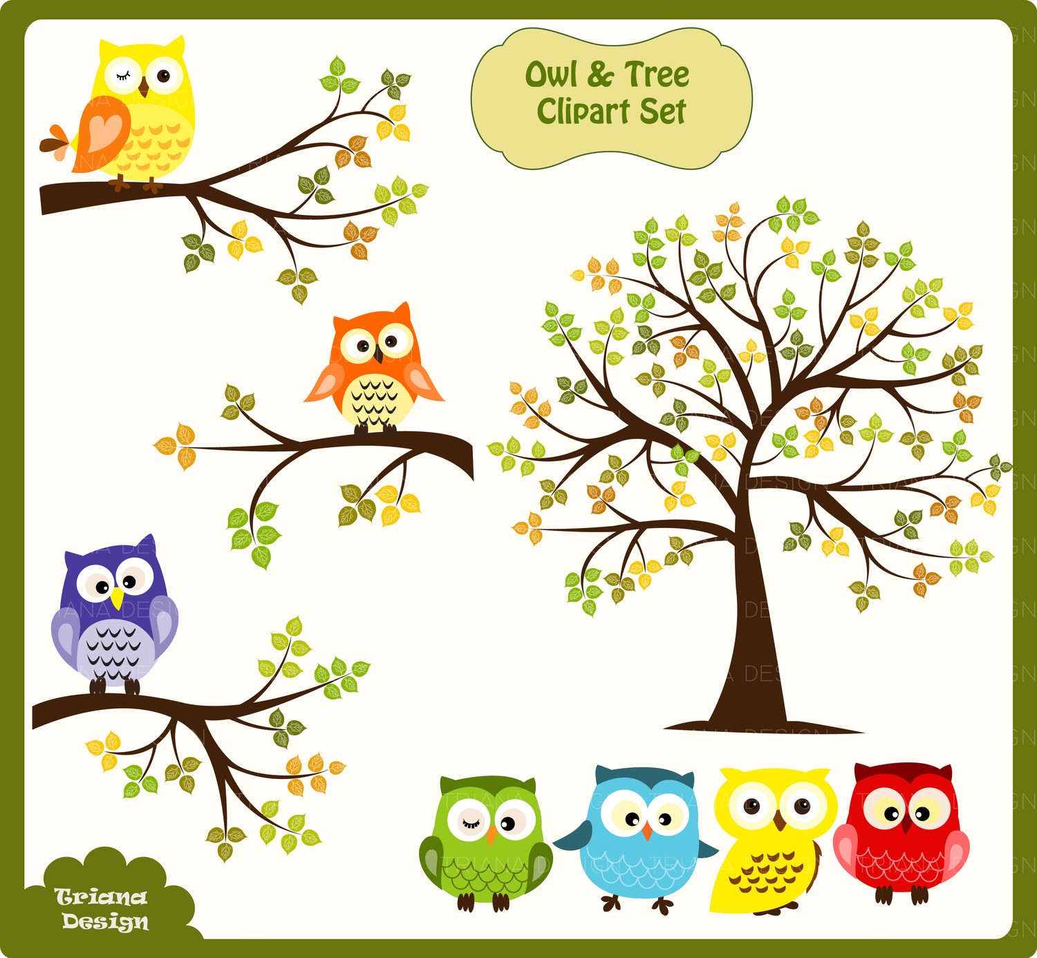 Tree Owl Clipart Pictures