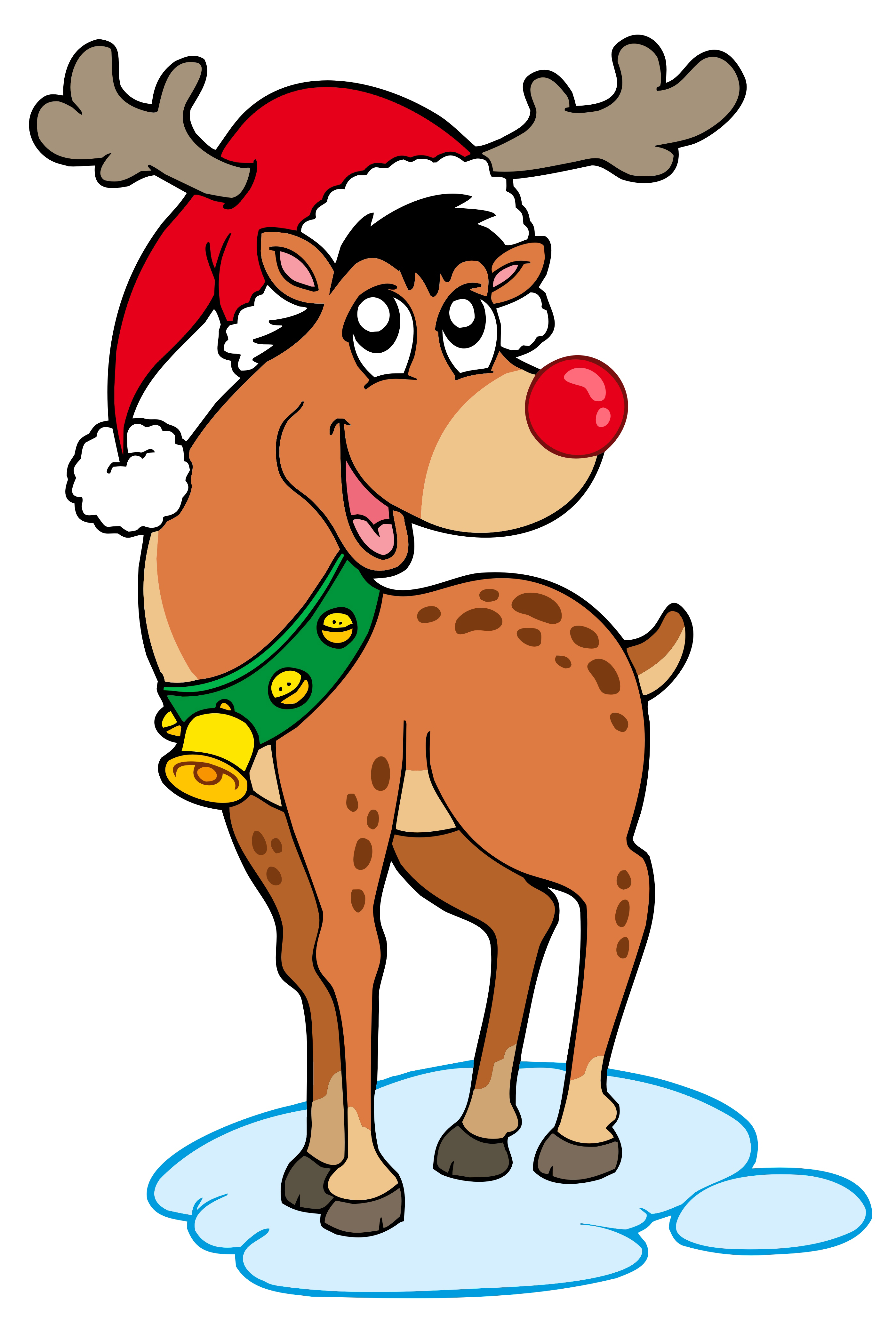 Rudolph The Red Nosed Reindeer Clipart Christmas Pictures Reindeer