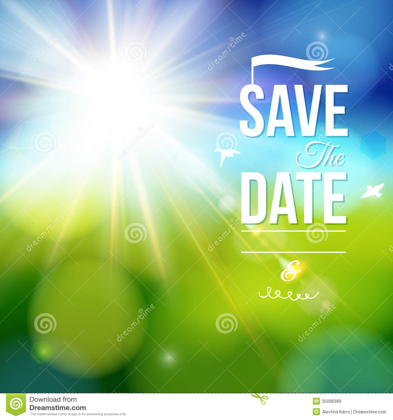 Save The Date For Personal Holiday  Royalty Free Stock Images   Image