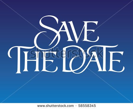 Save The Date Holiday Clipart Save The Date Vector Lettering