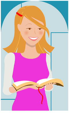 Bible Girl Clipart Girl S Bible Study Time To Get Together And Talk