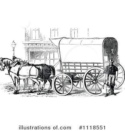 Horse Drawn Carriage Clipart Royalty Free  Rf  Carriage