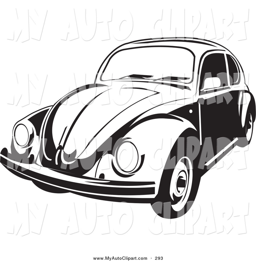 Vw Bug Clipart Black And White Beetle 20clipart