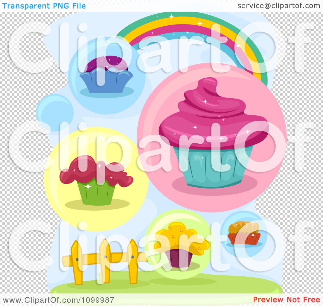 Rainbow Cupcake Clipart Clipart Rainbow With Cupcakes