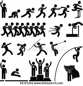 Art   Sport Field And Track Game Athletic  Fotosearch   Search Clipart