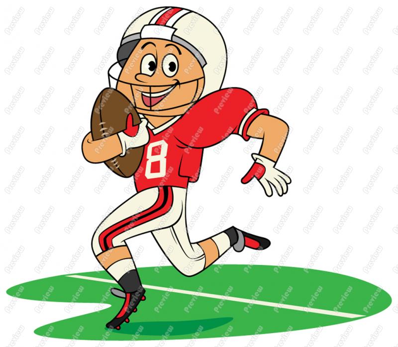 Boy Child Playing Football Clip Art   Royalty Free Clipart   Vector