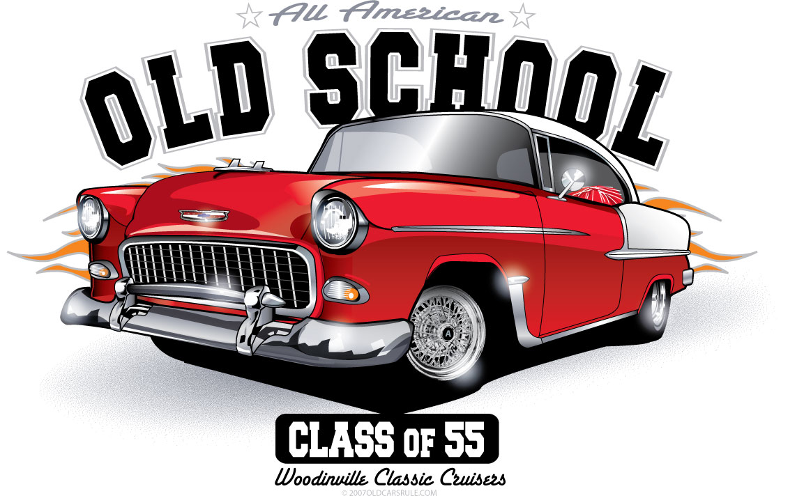Chevy Gm 50 S   60 S Personalized Tee   Old Car S Rule   Custom Car